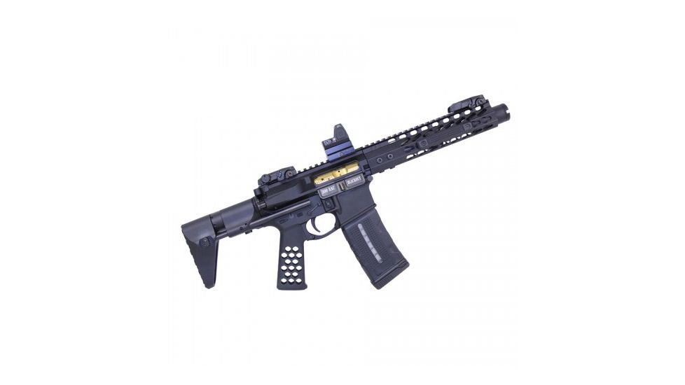 GUNTEC USA Ar15 9mm Dedicated Stripped Billet Upper Receiver, Black GT-UPPER-9