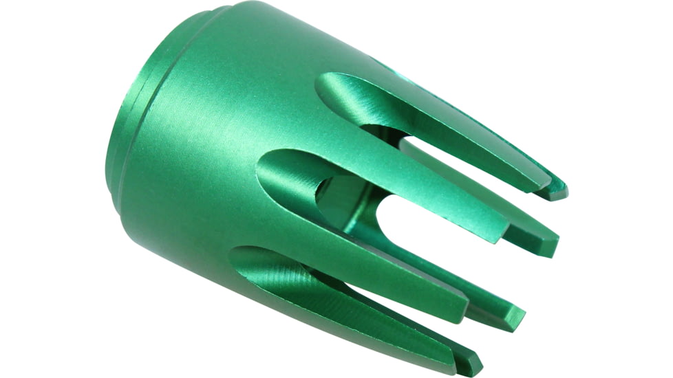 Guntec USA AR15 Claw Multi-Prong Flash Hider, Anodized Irish Green, AR-CLAW-IG
