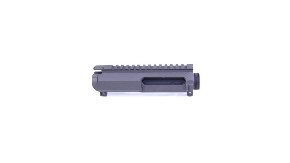 GUNTEC USA AR15 Stripped Slab Side Billet Upper Receiver, Black GT-UPPER-SLB