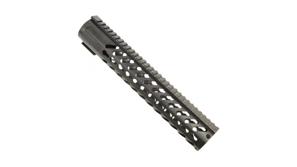GUNTEC USA Gen 2 Free Floating Keymod Handguard w/Sectional Side/Bottom Rails,12in MKH-12