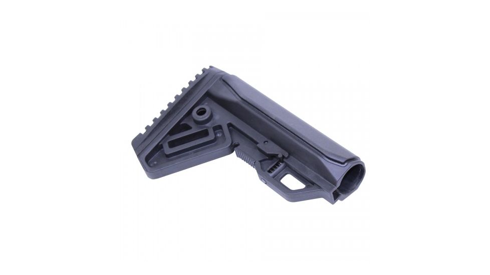 Guntec USA Gen 2 Minimalistic Lightweight Stock Shell, AR-15, Black, MLS-SHELL-G2