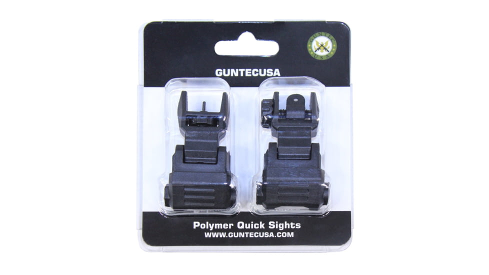 Guntec Usa Guntec Pqs Poly Quick Sights Set Black