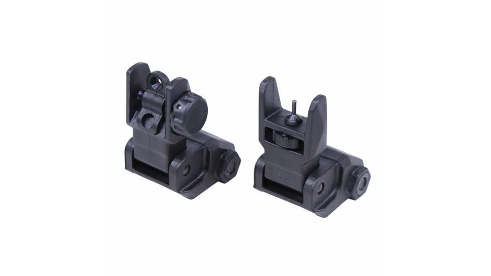 Guntec Usa Guntec Pqs Poly Quick Sights Set Black