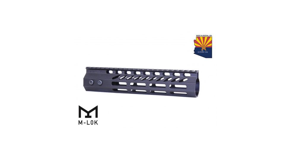 Guntec Usa Guntec Ultra Slim Handguard Octagonal 9'' M-lok Black