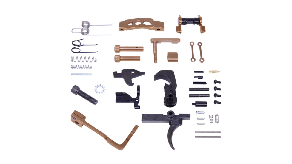 Guntec USA AR-15 Enhanced Lower Parts Kit w/ Upgrades