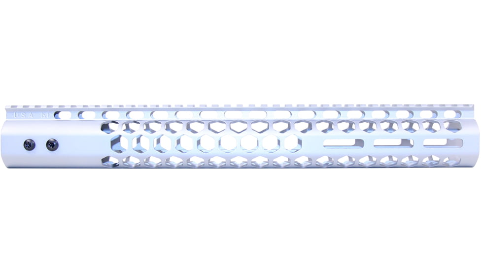 Guntec USA Honeycomb M-LOK Free Floating Handguard With Monolithic Top Rail