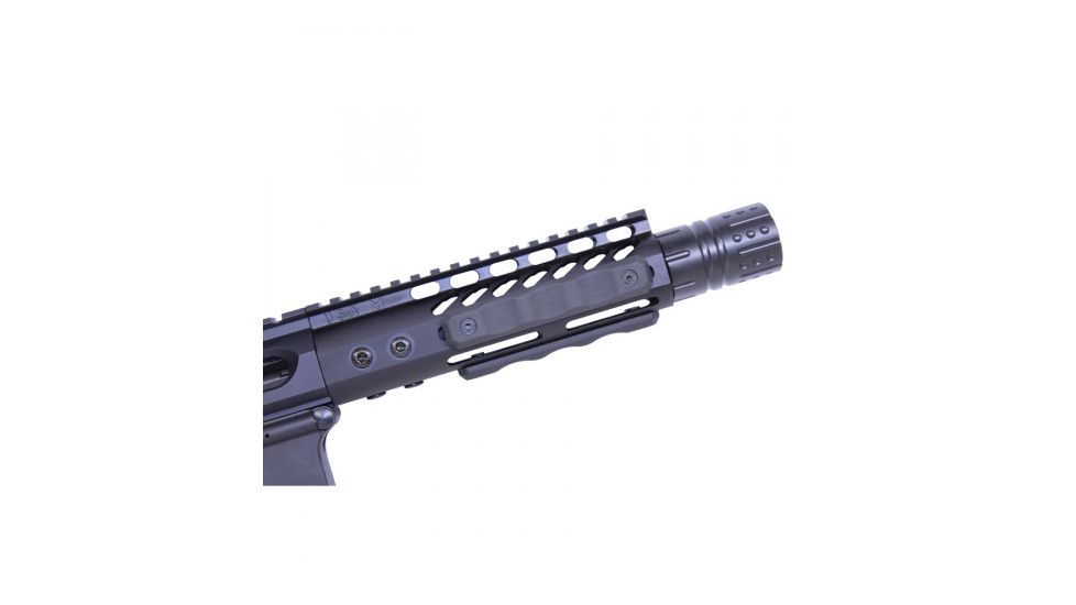 Guntec USA M-LOK Gen II Neoprene Grip Panels w/ Finger Grooves, 3 Pcs Kit, Black GT-MLK-PANEL-G2