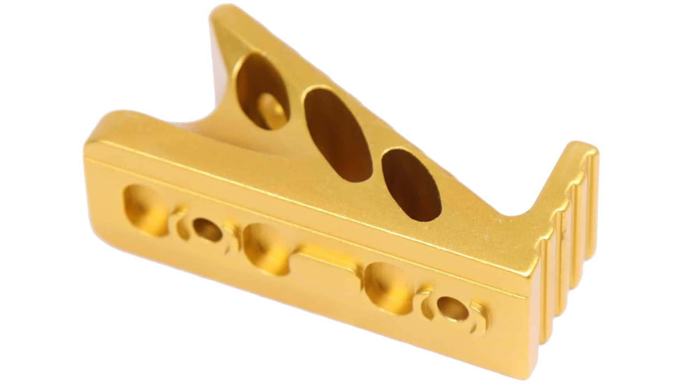 Guntec USA M-LOK Micro Angle Grip, Anodized Gold, ANGLE-MICRO-GOLD