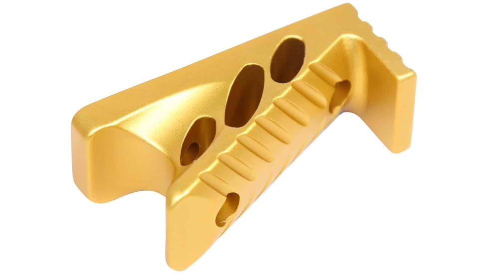 Guntec USA M-LOK Micro Angle Grip, Anodized Gold, ANGLE-MICRO-GOLD
