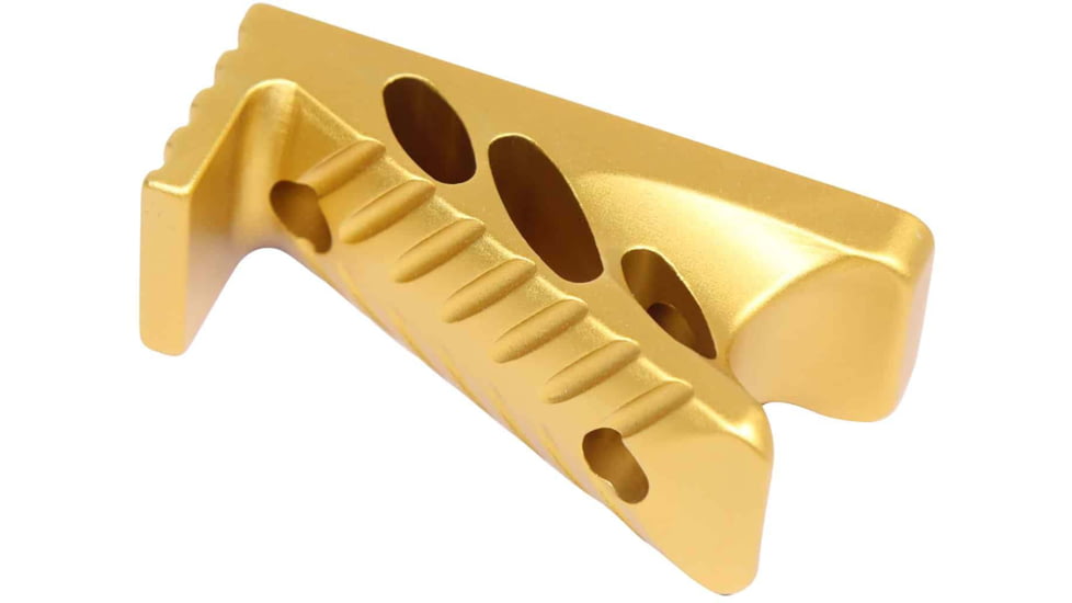 Guntec USA M-LOK Micro Angle Grip, Anodized Gold, ANGLE-MICRO-GOLD