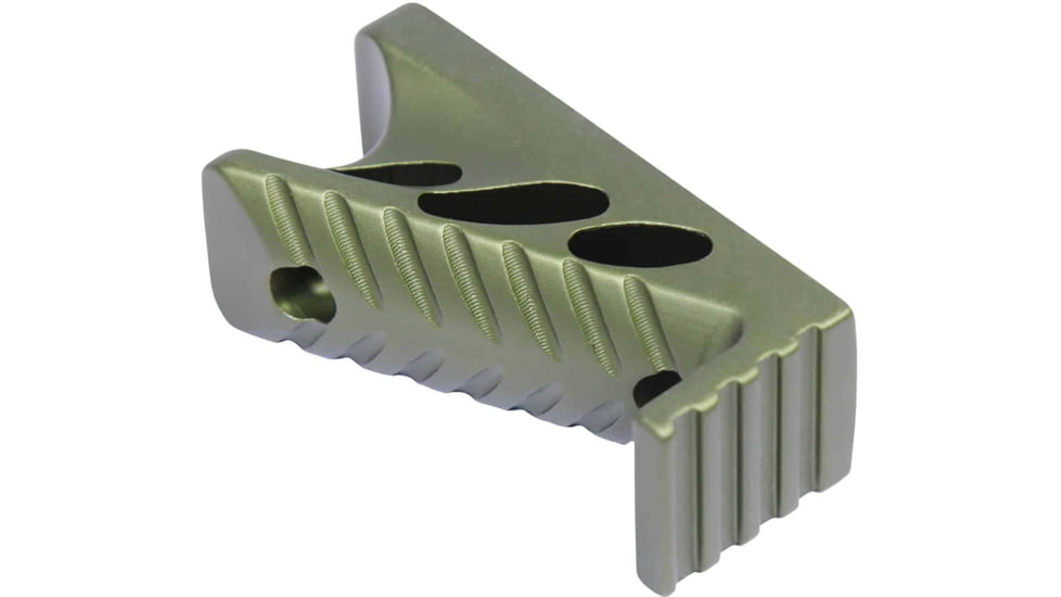 Guntec USA M-LOK Micro Angle Grip, Anodized Green, ANGLE-MICRO-GREEN