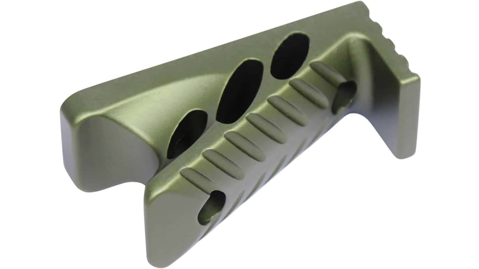 Guntec USA M-LOK Micro Angle Grip, Anodized Green, ANGLE-MICRO-GREEN
