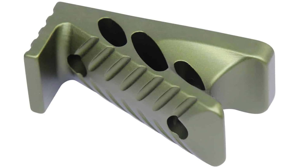 Guntec USA M-LOK Micro Angle Grip, Anodized Green, ANGLE-MICRO-GREEN