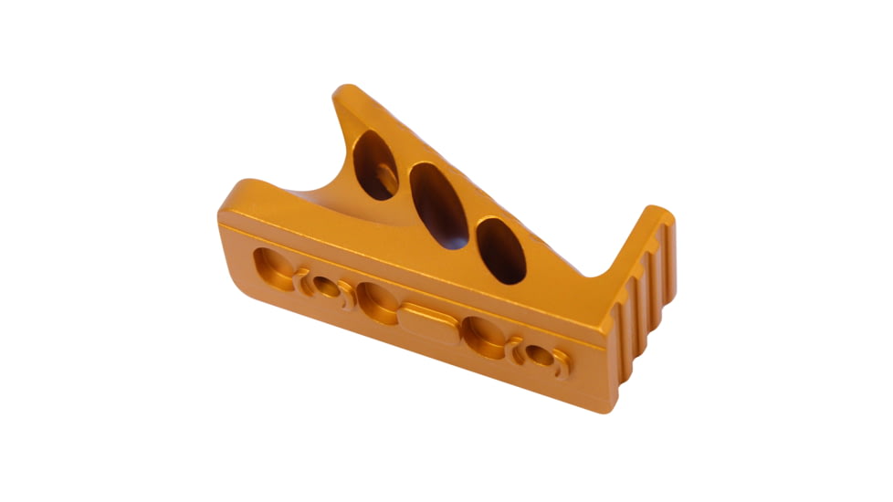 Guntec USA M-LOK Micro Angle Grip, Anodized Orange, ANGLE-MICRO-ORANGE