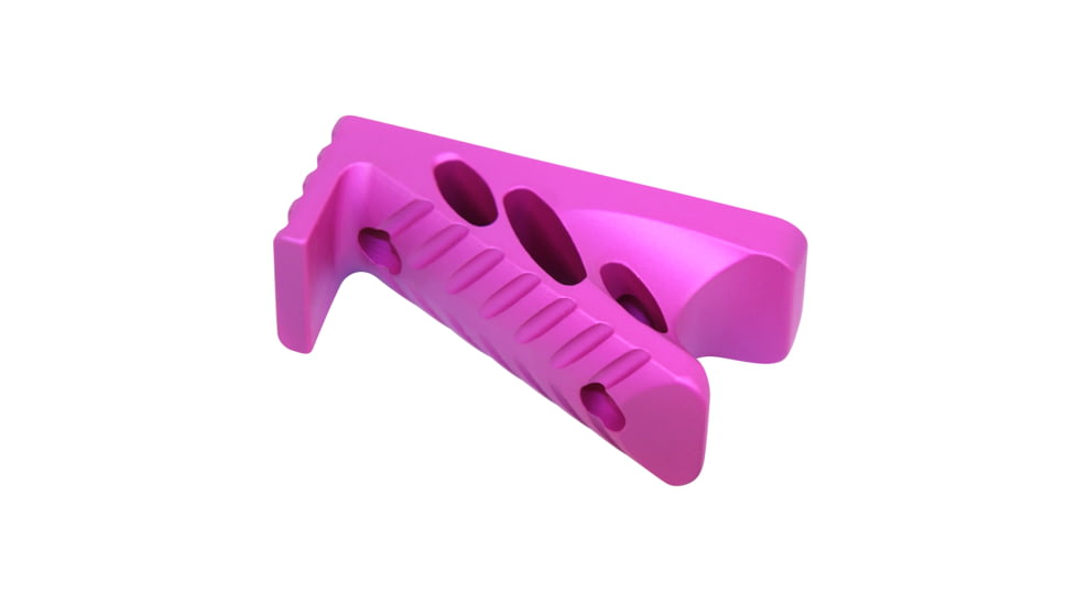 Guntec USA M-LOK Micro Angle Grip, Anodized Pink, ANGLE-MICRO-PINK