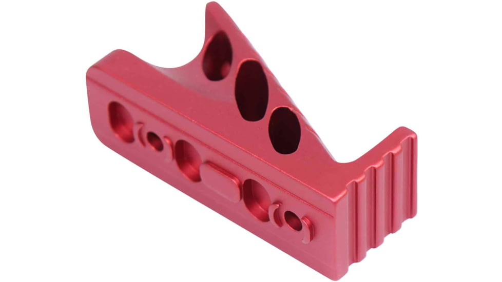 Guntec USA M-LOK Micro Angle Grip, Anodized Red, ANGLE-MICRO-RED