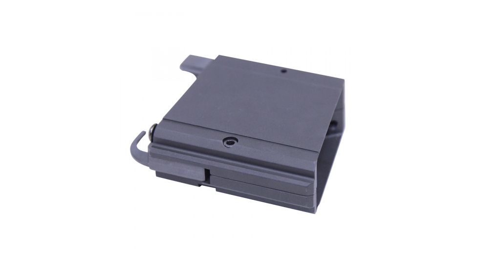 Guntec USA Magwell Adapter Block, AR-15, 9mm, Alluminum, Anodized Matte Finish, Black MAGA-9