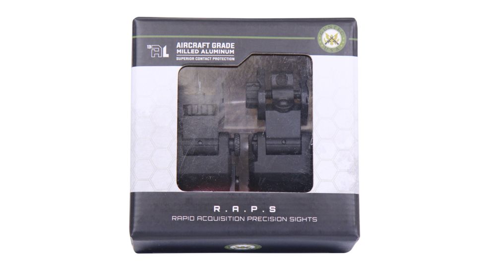 Guntec USA Rapid Acquisition Precision Sights R.A.P.S, Black, GT-RAPS