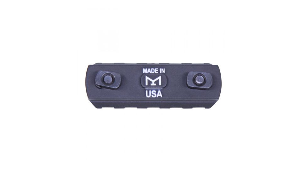 Guntec USA Removable Accessory Rail, 2.25 inch, M-LOK, Black MLK-RAIL-225US