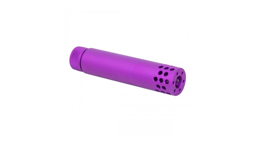 Guntec USA Slip Over Barrel Shroud/Compensator, AR-15, .223, 1/2x28 Thread, Anodized Purple 1326-MB-PURPLE