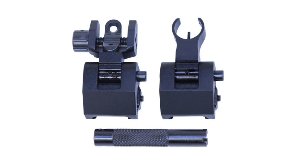 Guntec USA Tactical Iron Precision Sights, Black, GT-TIPS