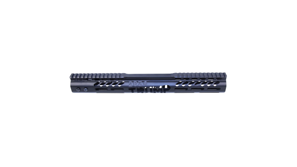 Guntec USA Trump Series Limited Edition M-LOK System Free Floating Handguard w/ Monolithic Top Rail, 15in, Anodized Black, GT-15MLK-TRUMP-BLACK