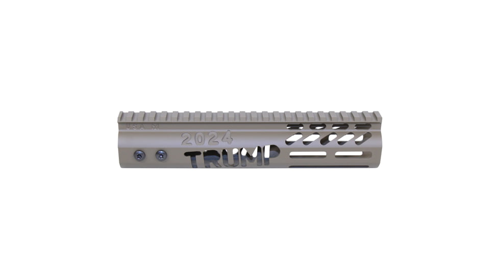 Guntec USA Trump Series Limited Edition M-LOK System Free Floating Handguard w/ Monolithic Top Rail, 9in, Cerakote Flat Dark Earth, GT-9MLK-TRUMP-FDE