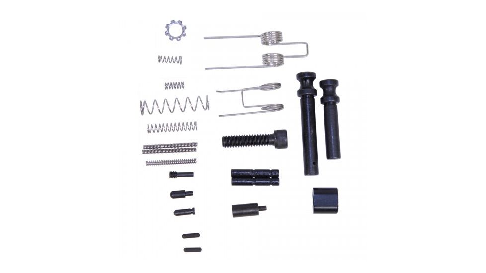 Guntec USA Ultimate Spare/Repair Parts Kit, AR, .308, EXCEPT Mag Catch/Bolt Catch/Tigger/Hammer/Disconnector/Safety, Black AR-KIT-308