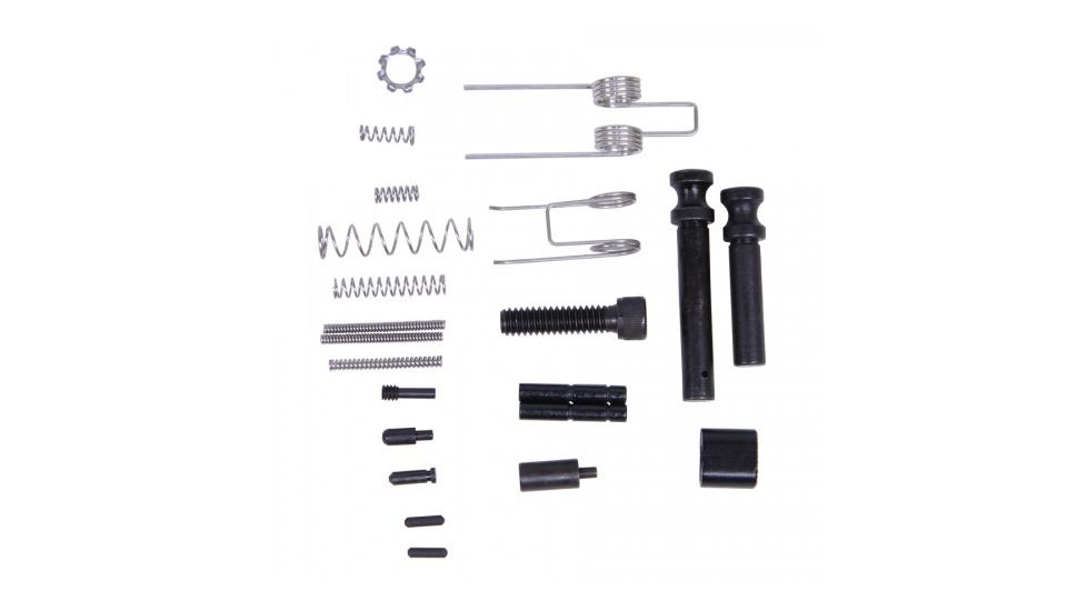 Guntec USA Ultimate Spare/Repair Parts Kit, AR, .308, EXCEPT Mag Catch/Bolt Catch/Tigger/Hammer/Disconnector/Safety, Black AR-KIT-308