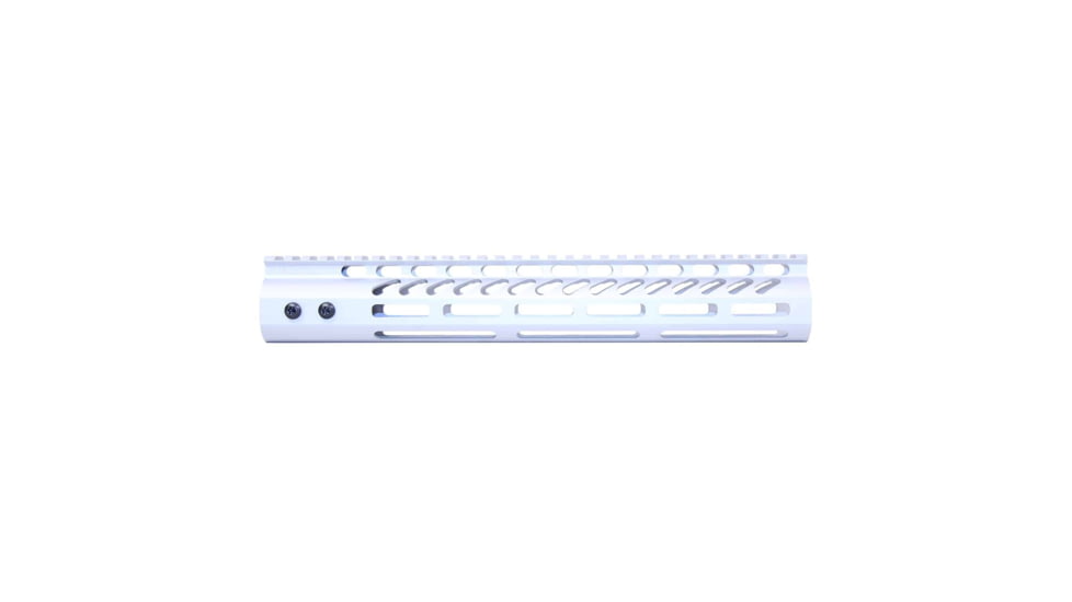 Guntec USA Ultra Lightweight Thin M-LOK System Free Floating Handguard w/Monolithic Top Rail, 12in, Clear, GT-12MLK-CLEAR