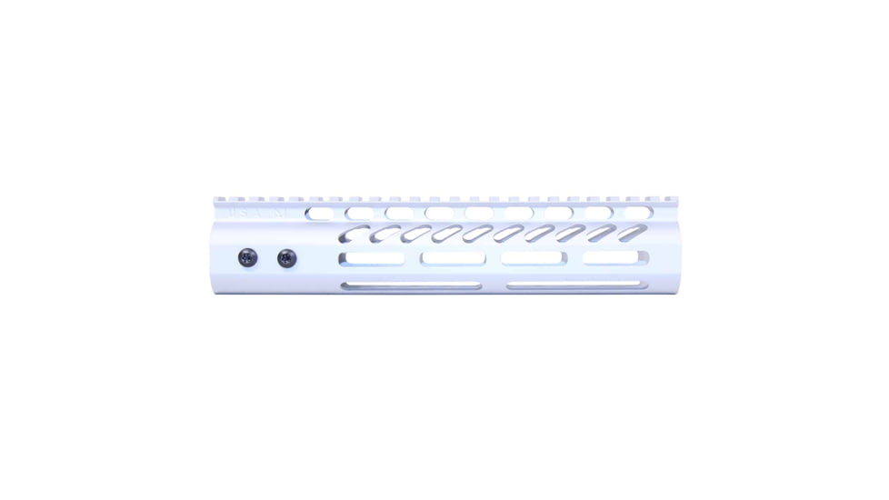 Guntec USA Ultra Lightweight Thin M-LOK System Free Floating Handguard w/Monolithic Top Rail, 9in, Clear, GT-9MLK-CLEAR