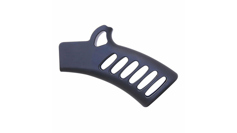 Guntec USA Ultralight Series Skeletonized Aluminum Featureless Grip, Anodized Black, ULS-FG-BLACK