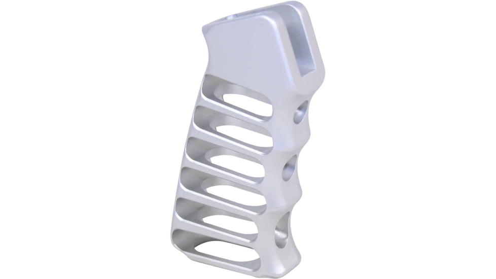 Guntec USA Ultralight Series Skeletonized Aluminum Pistol Grip, Anodized Clear, ULS-PG-CLEAR