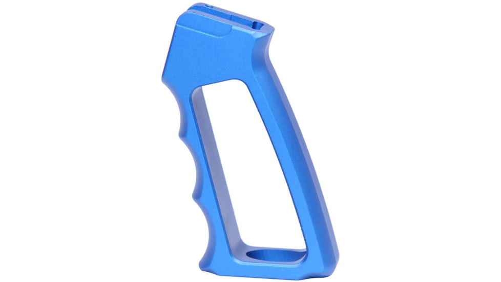 Guntec USA Ultralight Series Skeletonized Aluminum Pistol Grip, Gen 2, Anodized Blue, ULS-PG-G2-BLUE