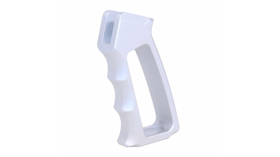Guntec USA Ultralight Skeletonized Aluminum Pistol Grip, Gen 2, Anodized Clear, ULS-PG-G2-CLEAR
