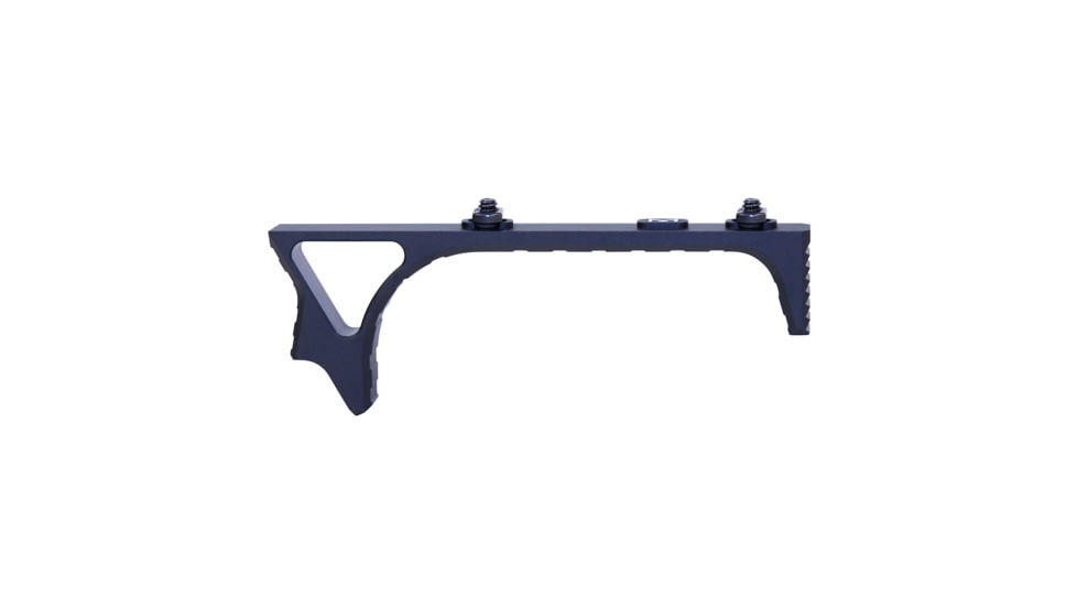 Guntec USA Ultralight Skeletonized Angled Grip For M-LOK, Anodized Black, MLK-AG