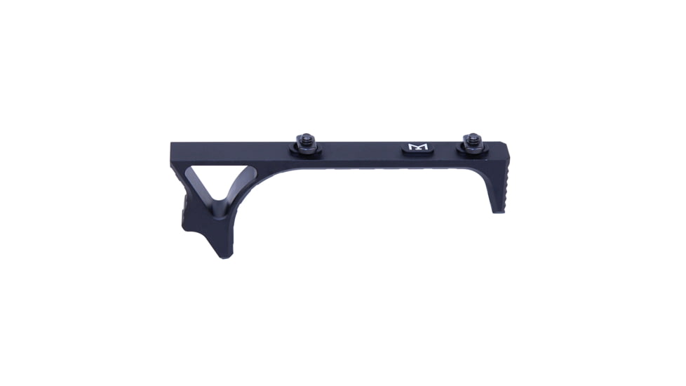 Guntec USA Ultralight Skeletonized Angled Grip For M-LOK, Anodized Black, MLK-AG