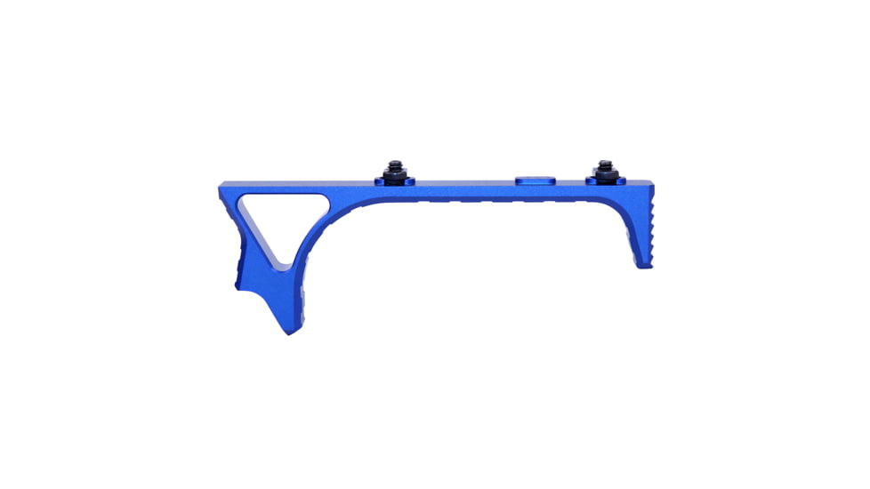 Guntec USA Ultralight Skeletonized Angled Grip For M-LOK, Anodized Blue, MLK-AG-BLUE