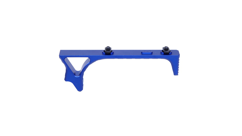 Guntec USA Ultralight Skeletonized Angled Grip For M-LOK, Anodized Blue, MLK-AG-BLUE