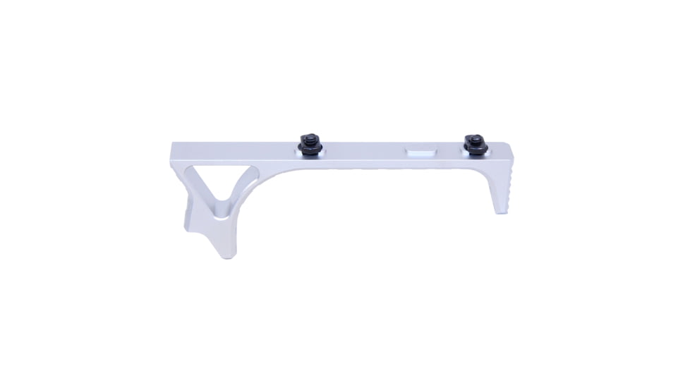 Guntec USA Ultralight Skeletonized Angled Grip For M-LOK, Anodized Clear, MLK-AG-CLEAR