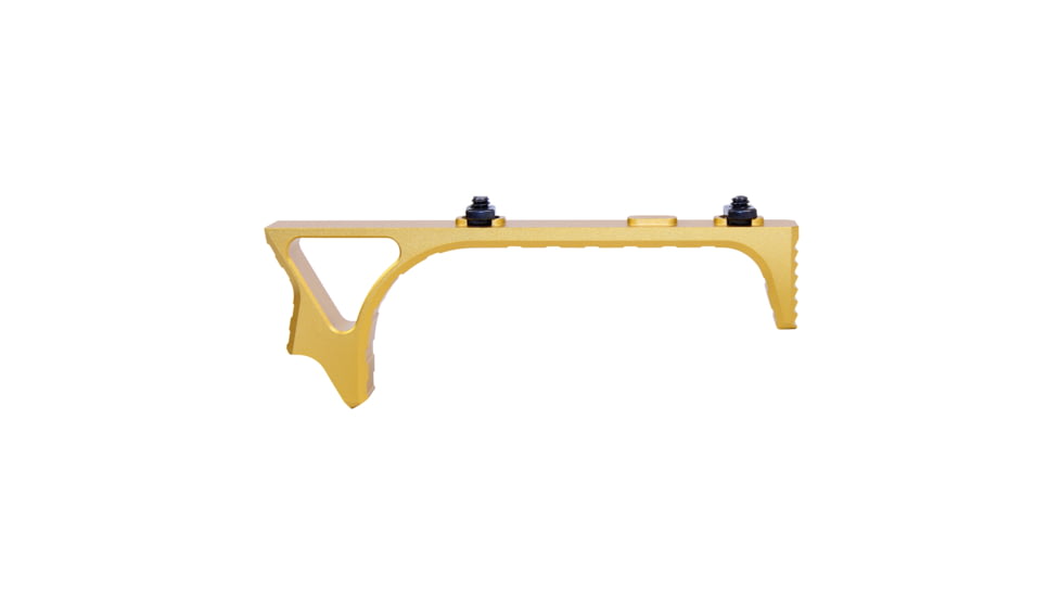 Guntec USA Ultralight Skeletonized Angled Grip For M-LOK, Anodized Gold, MLK-AG-GOLD