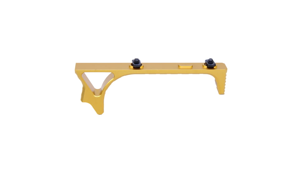 Guntec USA Ultralight Skeletonized Angled Grip For M-LOK, Anodized Gold, MLK-AG-GOLD