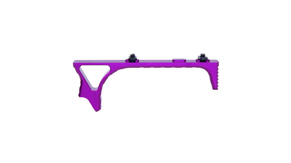 Guntec USA Ultralight Skeletonized Angled Grip For M-LOK, Anodized Purple, MLK-AG-PURPLE