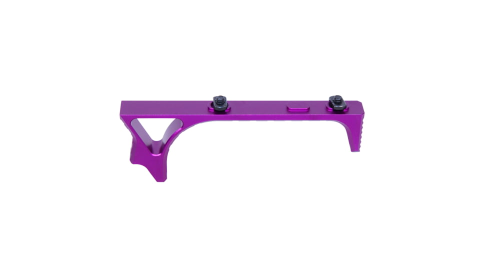 Guntec USA Ultralight Skeletonized Angled Grip For M-LOK, Anodized Purple, MLK-AG-PURPLE