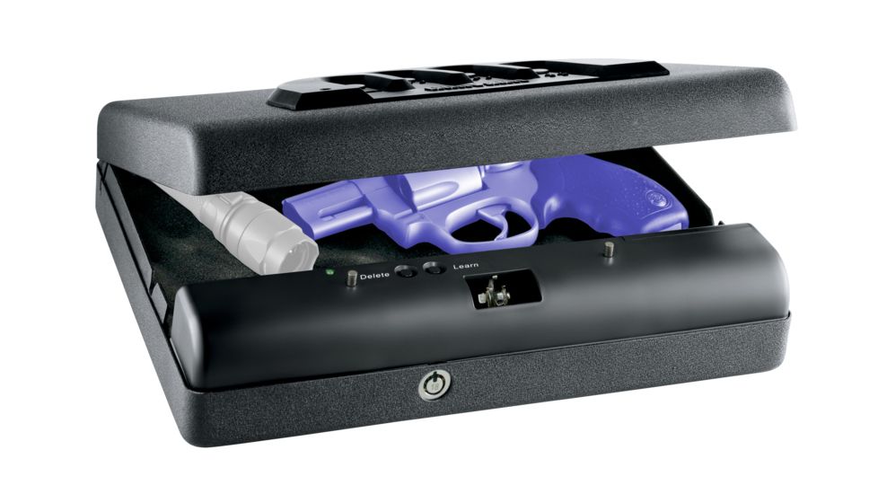 GunVault Microvault Bio Portable Biometric Pistol Safe, Waterproof w/ Fingerprint MVB500 