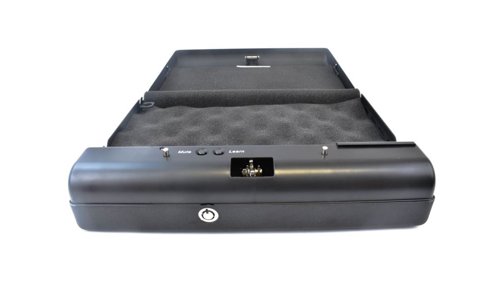 GunVault Microvault Portable Pistol Safe, Keypad Entry, 1x9V Battery, Black, MV500-STD