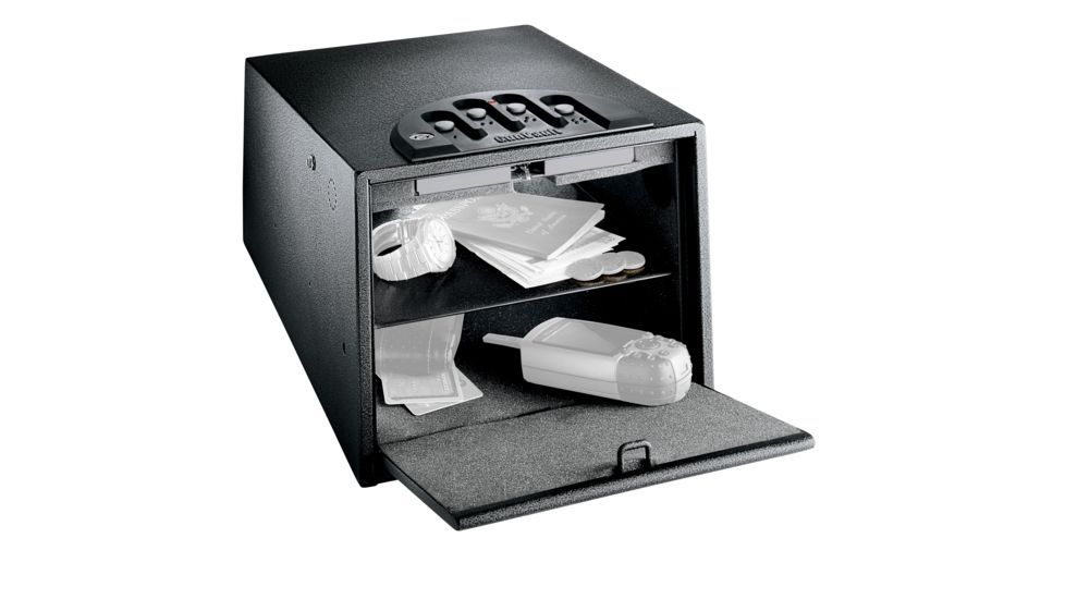 GunVault MultiVault Deluxe Handgun Safe, 10.1x7.9x14in w/ Motion Detector - GV2000C-DLX 