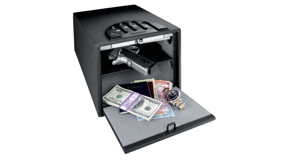 GunVault MultiVault Standard Handgun Safe, Waterproof with Keypad Entry, 10.1x7.9x14in -GV2000C-STD