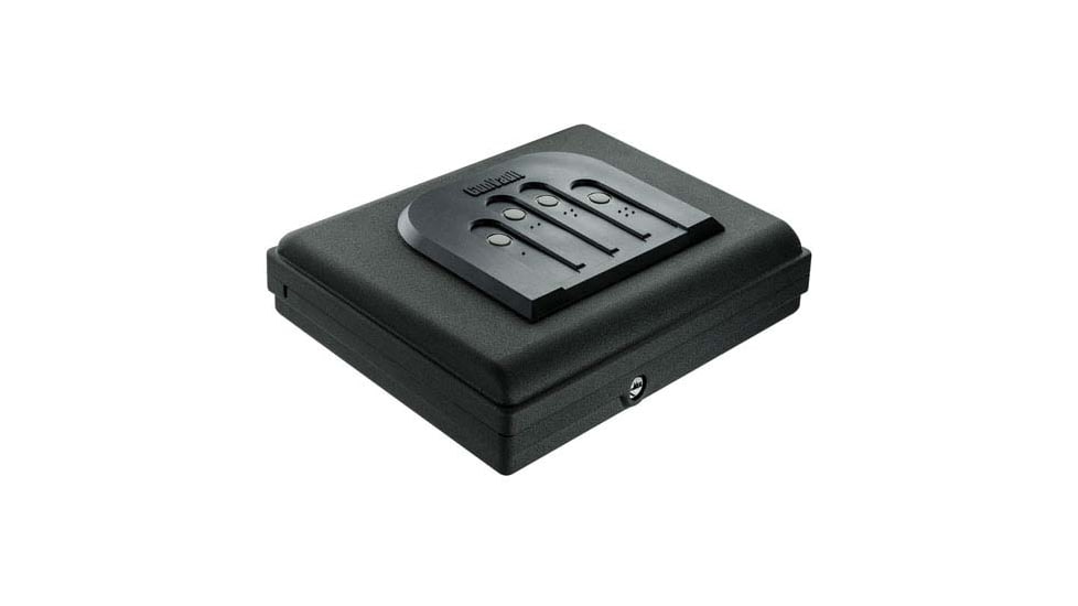 Gunvault MV55019 MicroVault 550 Gun Safe, Illuminated Keypad, Manual Key, MV550-19