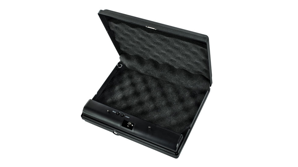 Gunvault MV55019 MicroVault 550 Gun Safe, Illuminated Keypad, Manual Key, MV550-19